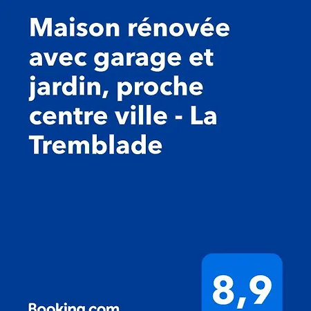 Maison Rénovée Avec Garage Et Jardin, Proche Centre - Hébergement de vacances